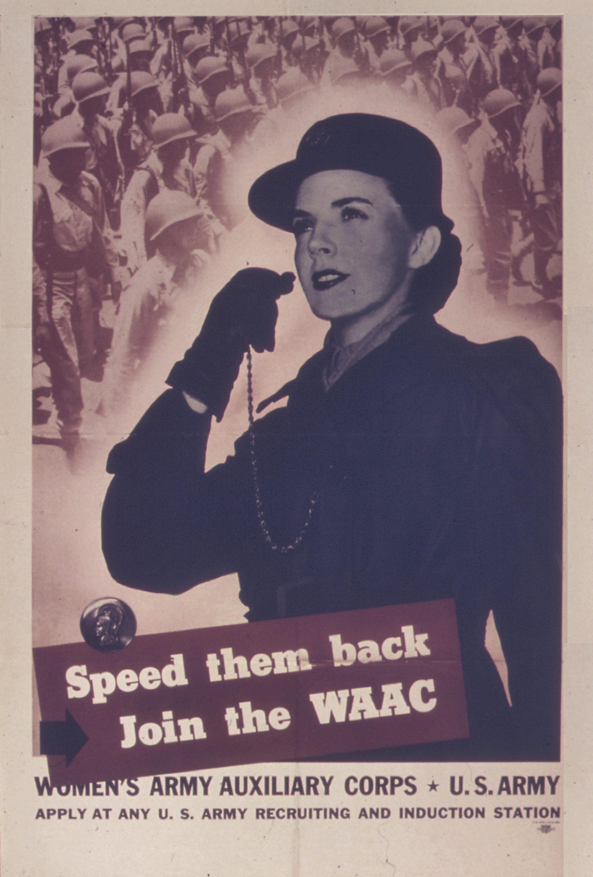 Speed Them Back WAAC Recruiting Poster