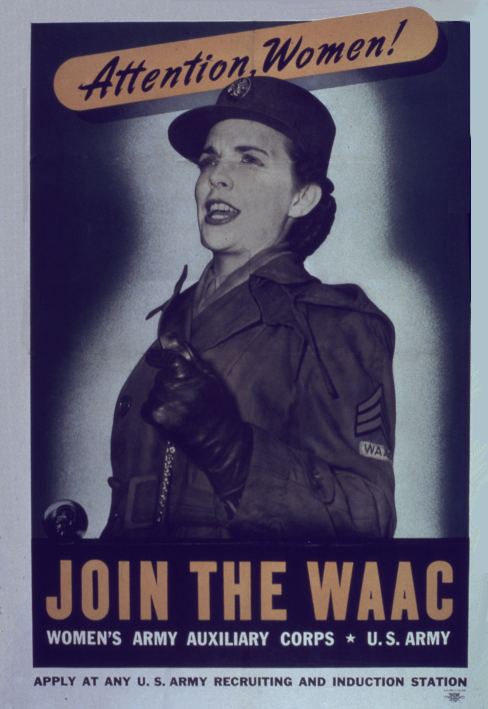 Join the WAAC WWII Recruiting Poster