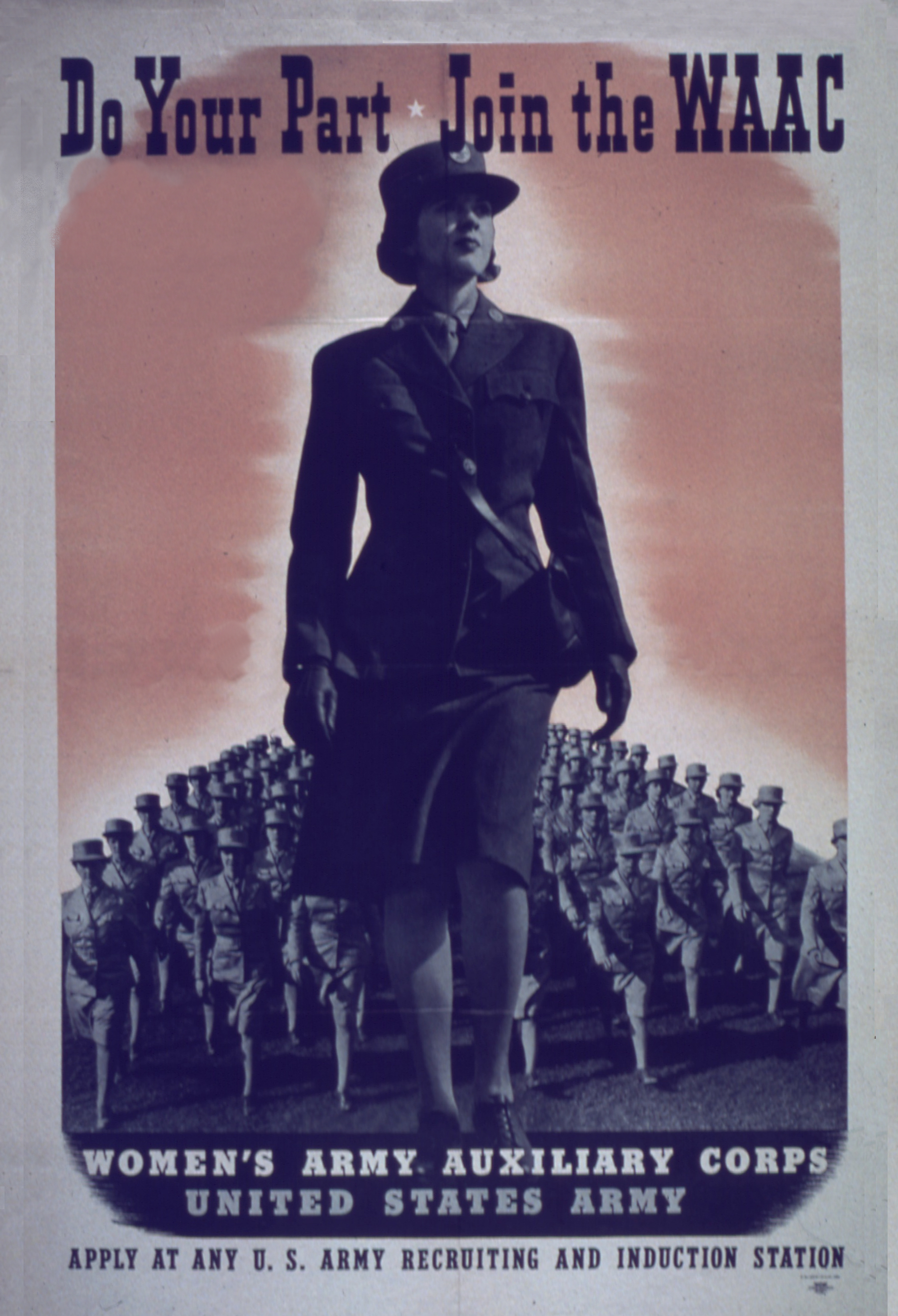 Do Your Part WAAC Recruiting Poster