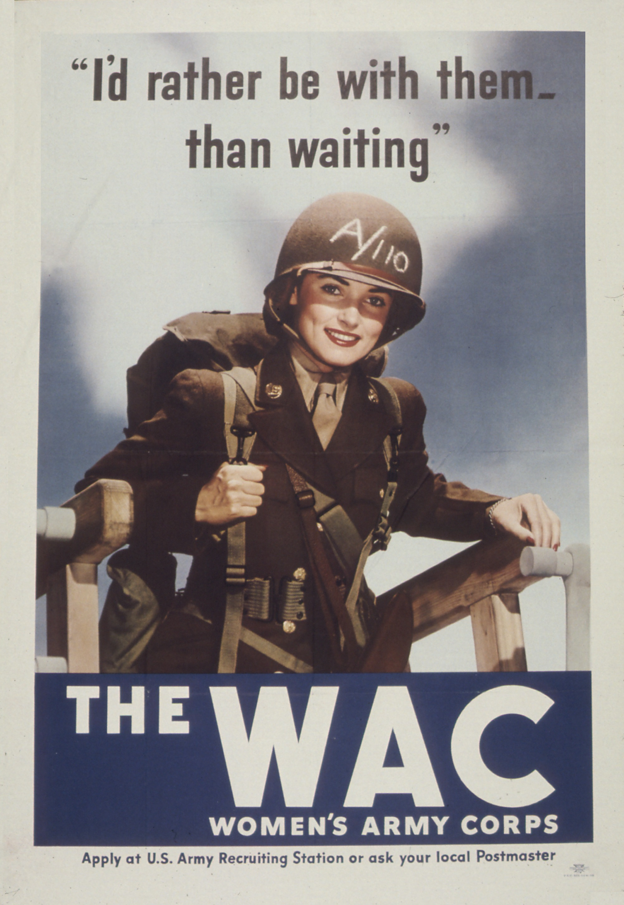 Rather Be With Them WAC Recruiting Poster