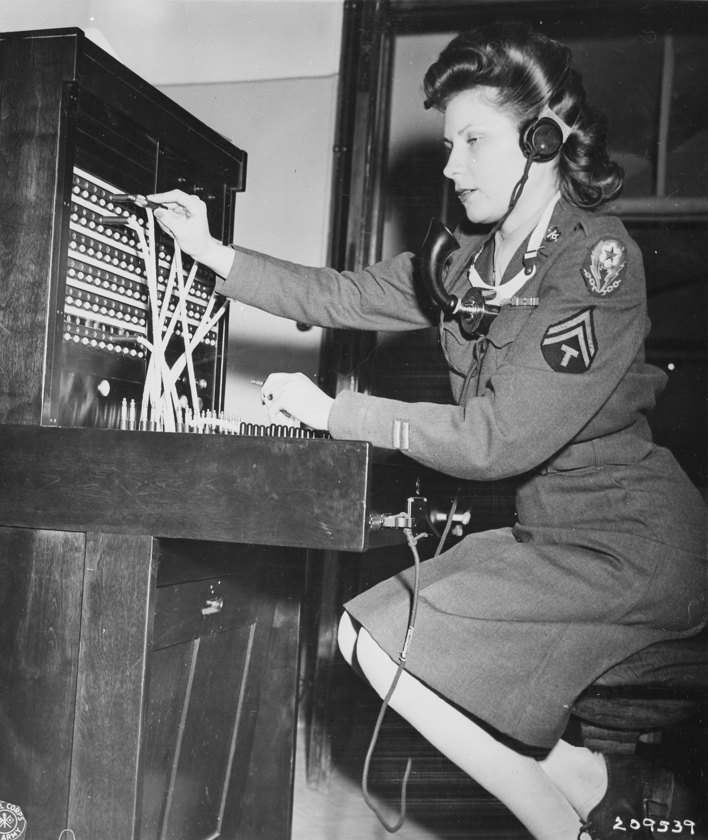 WAC Switchboard Operator at Potsdam Conference