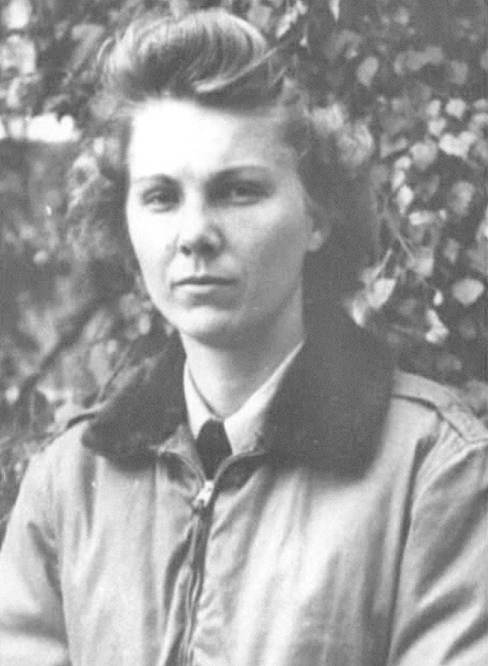 Portrait of WWII Army Flight Nurse Reba Whittle