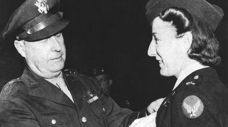 Army Nurse First Woman to Receive Air Medal