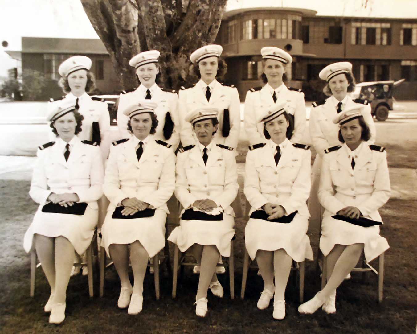 Pearl Harbor Navy Nurses Group Portrait