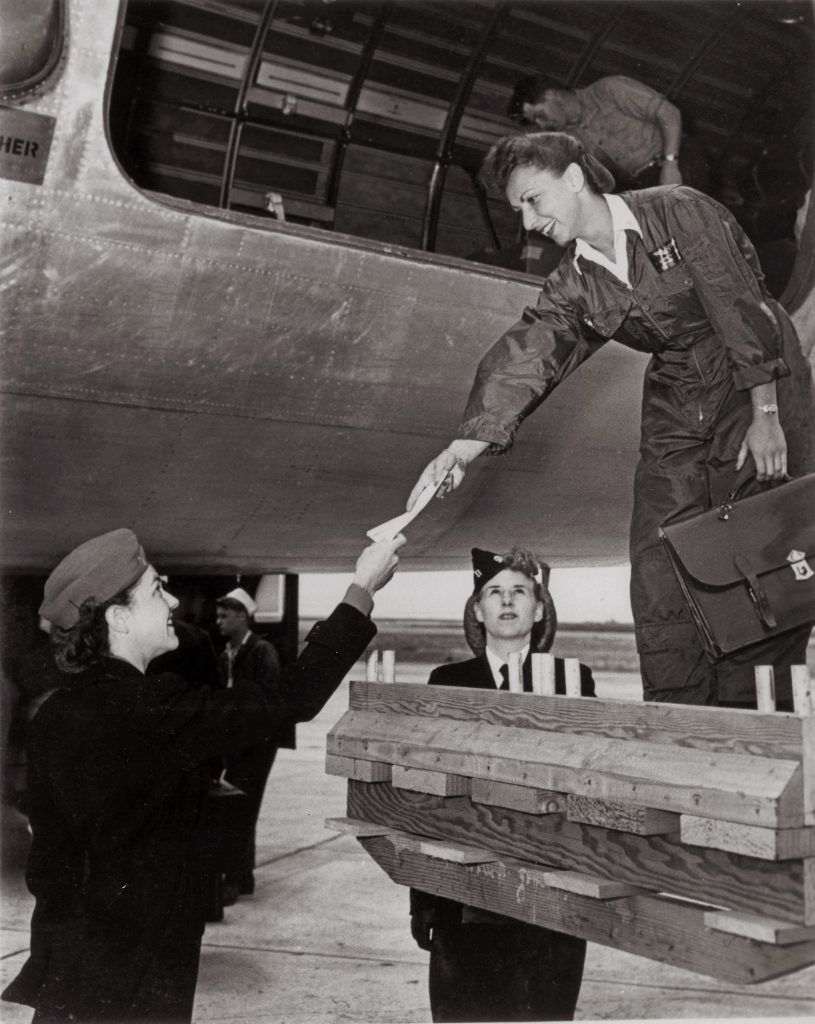 Flight Nurse Boarding Medical Evacuation Flight Women of World War II