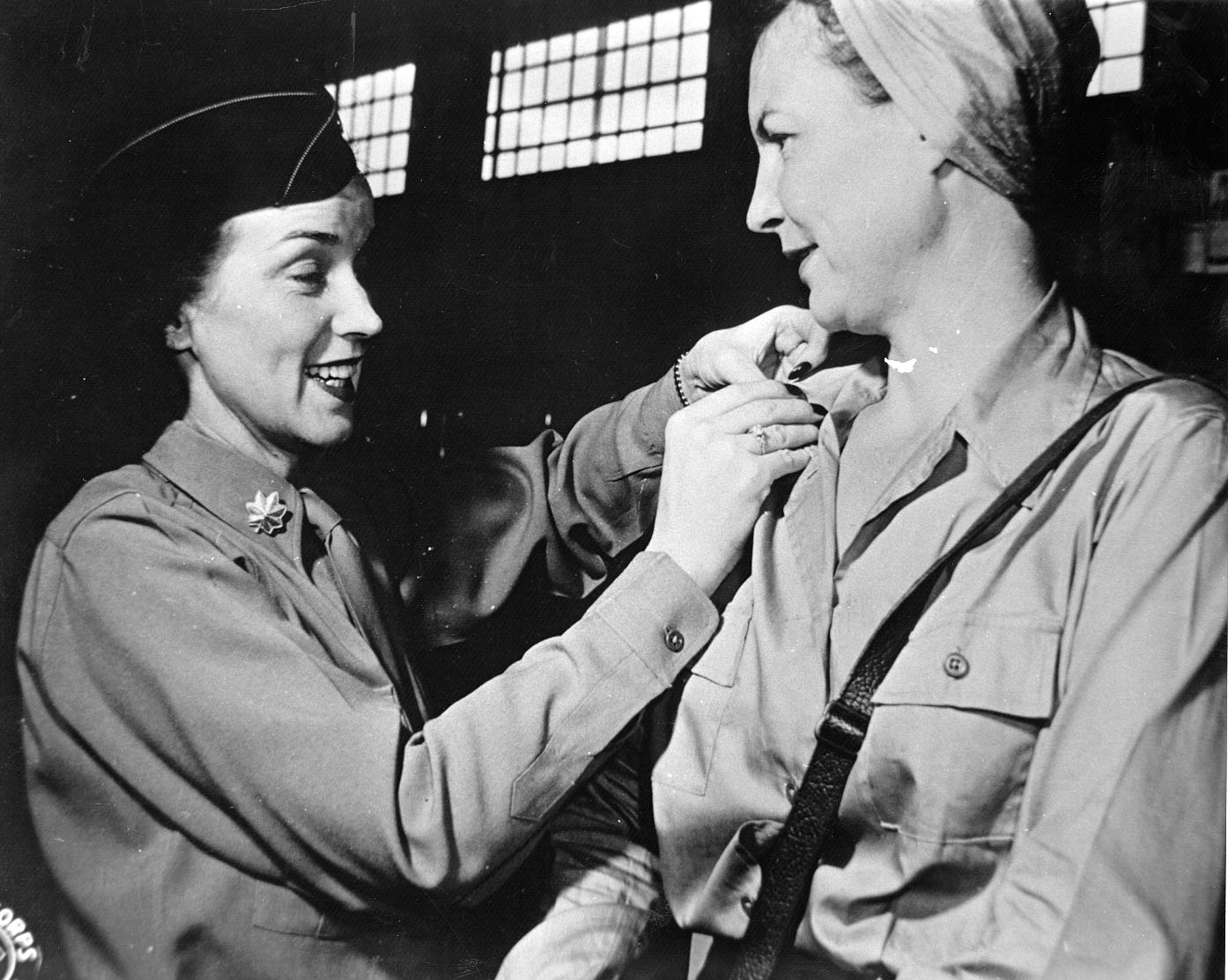 Army Nurse Rosemary Hogan Gets New Bars