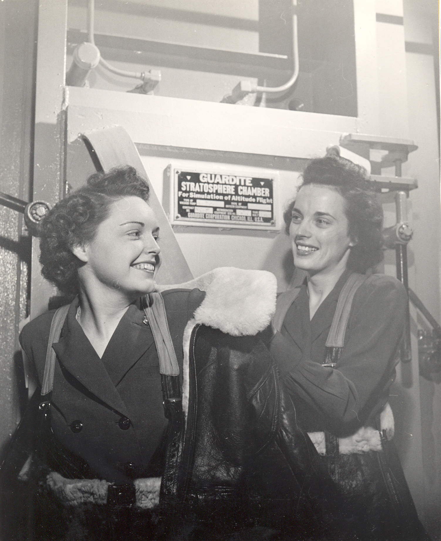 Two Navy Flight Nurses in Training