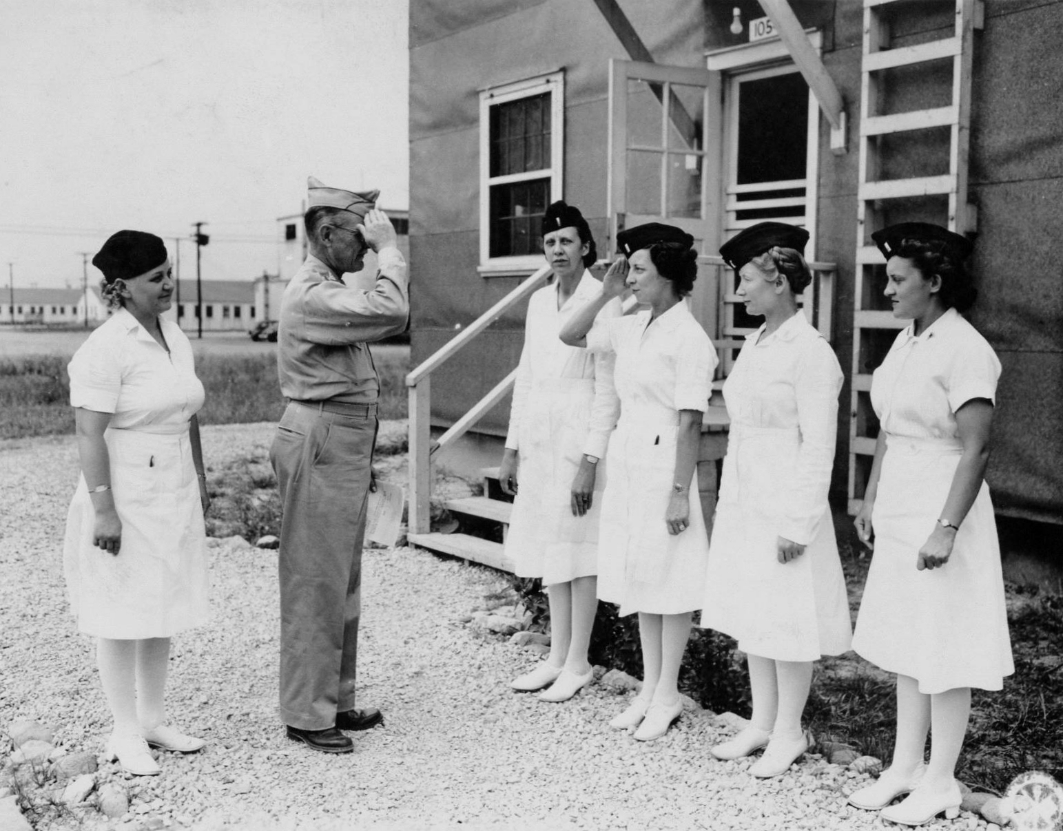 Army Nurses Promoted at Camp Atterbury Hospital