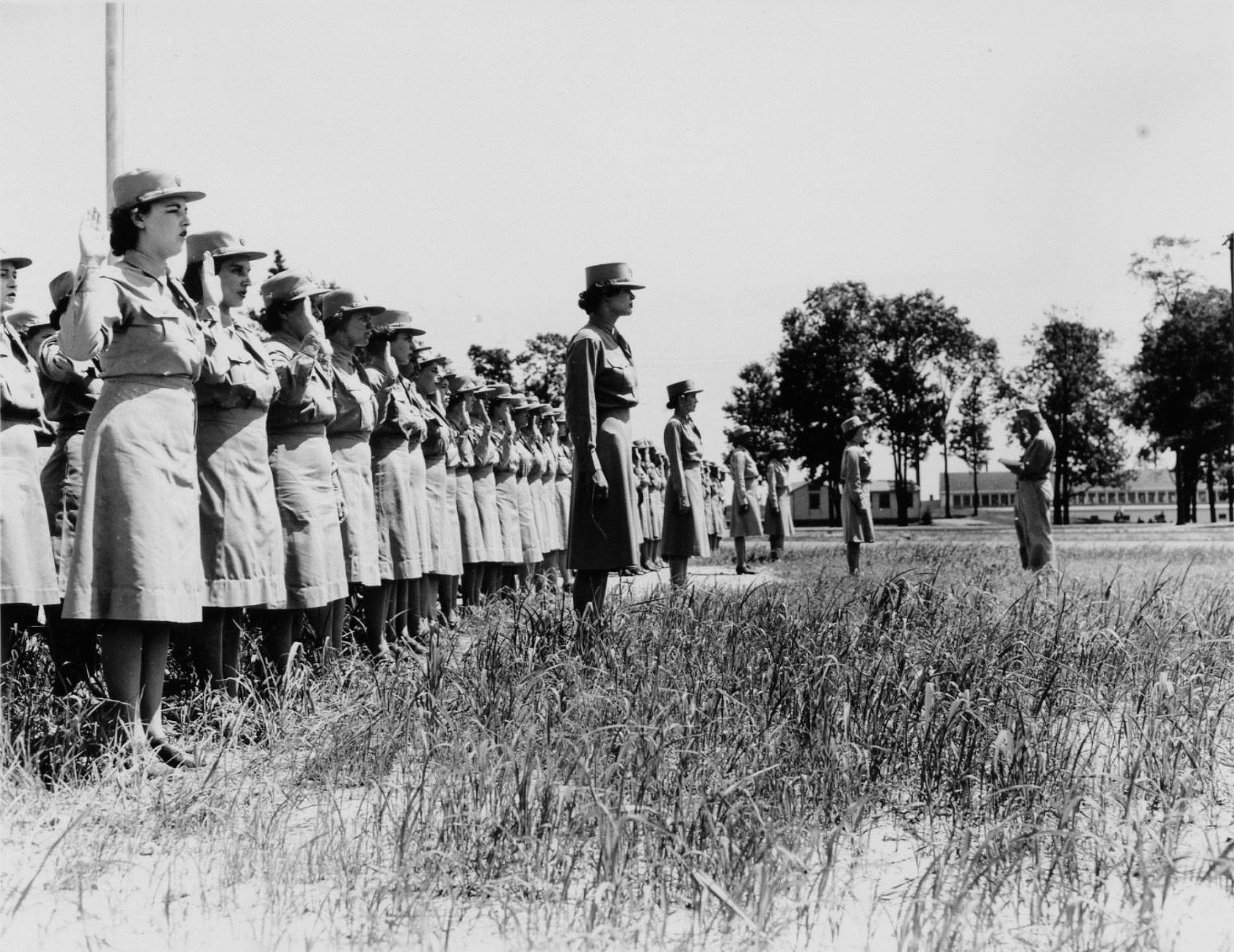 WACs Sworn in at Camp Atterbury, Indiana