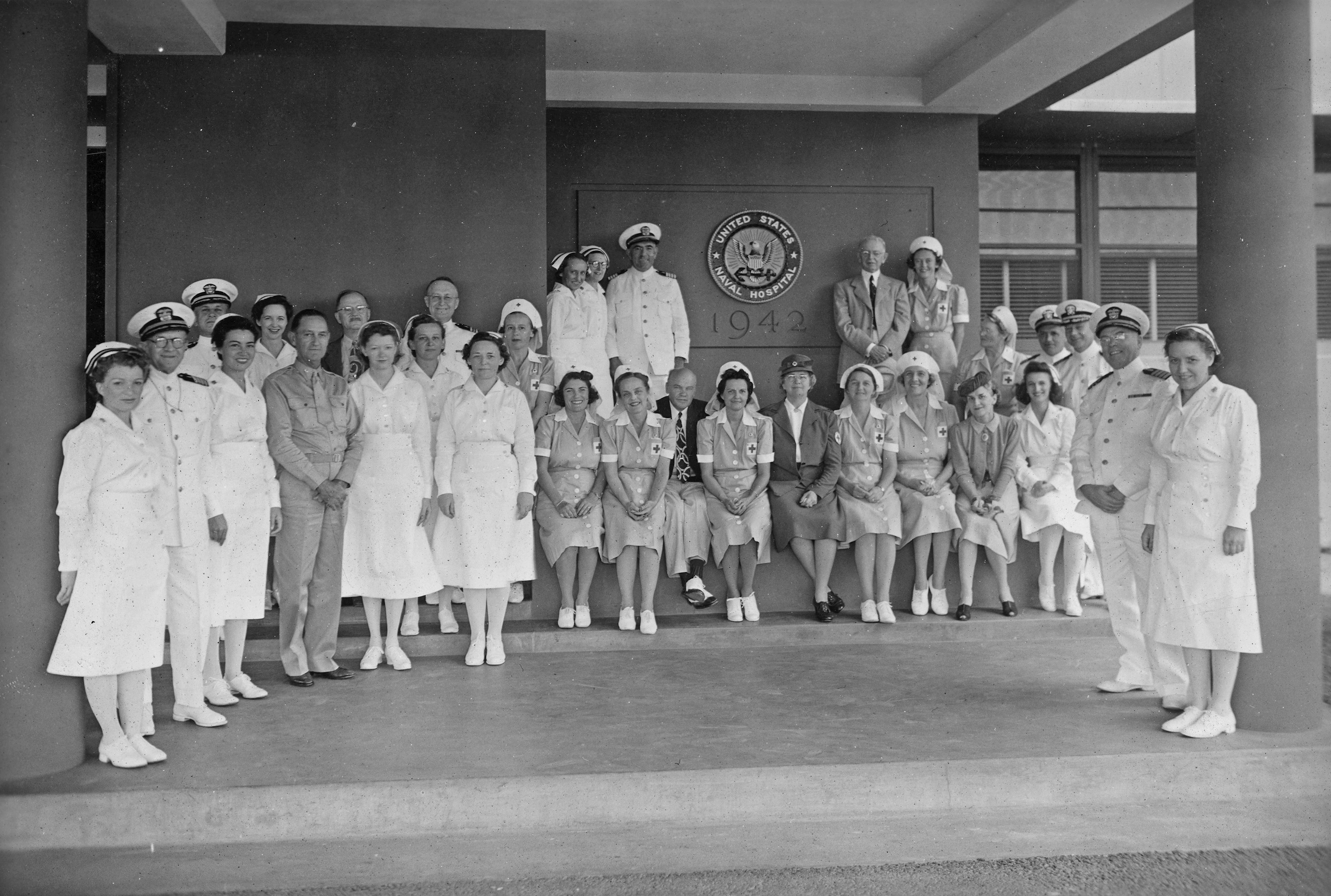 Administrative Group at Pearl Harbor Naval Hospital