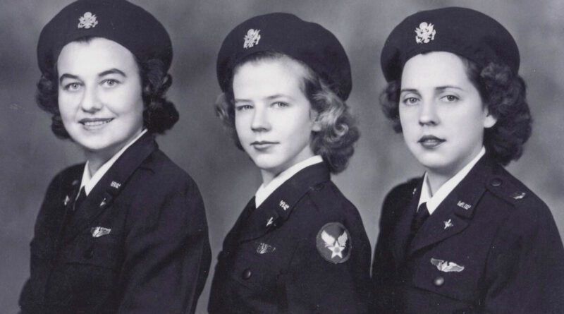 Three WASP Graduates of the B-26 School in Harlington, Texas
