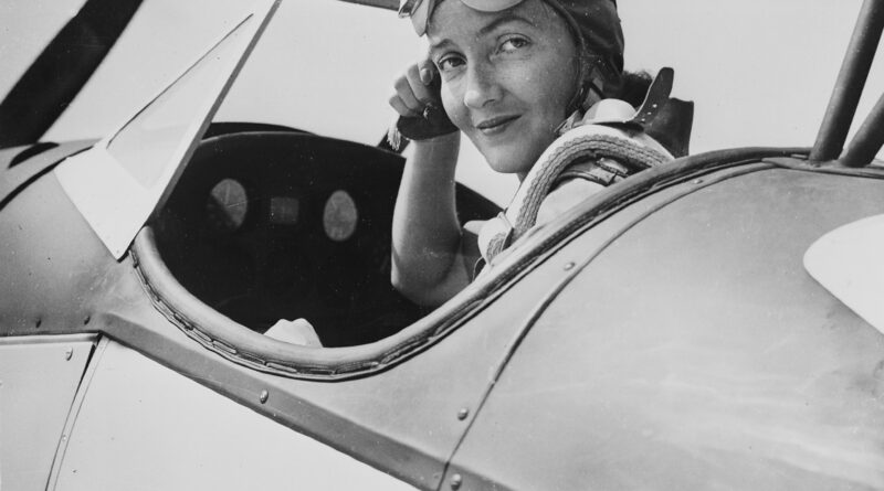 Nancy Harkness Love in a Fairchild PT-19