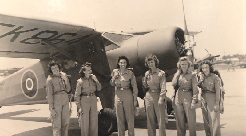Six WASP Pilots on the Airfield